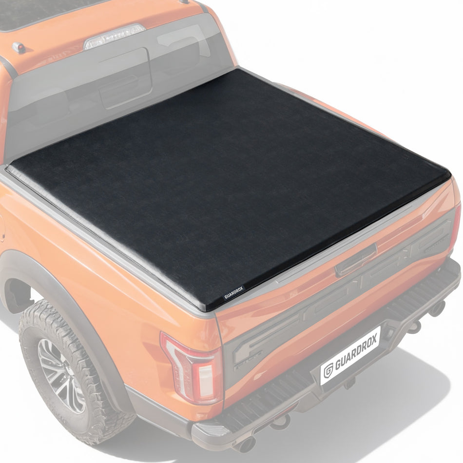 Guardrox R5 Soft Roll-Up Truck Tonneau Cover Compatible with 2015-2026 Ford F-150, 5.5ft