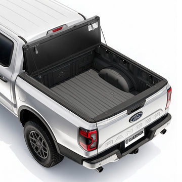 Guardrox LX5 Flip-Up Hard Tri-Fold Tonneau Cover for Ford Ranger 2024-2026 (5 ft Bed)