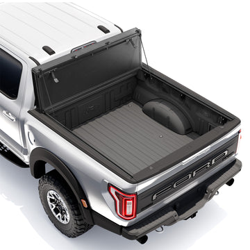 Guardrox LX5 Flip-Up Hard Tri-Fold Tonneau Cover for Ford F-150 2015-2026 (5.5 ft Bed)