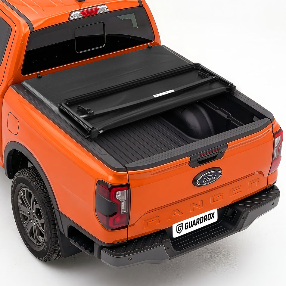 Guardrox S5 Soft Tri-Fold Truck Bed Tonneau Cover for 2024-2026 Ford Ranger 5FT Bed (61")