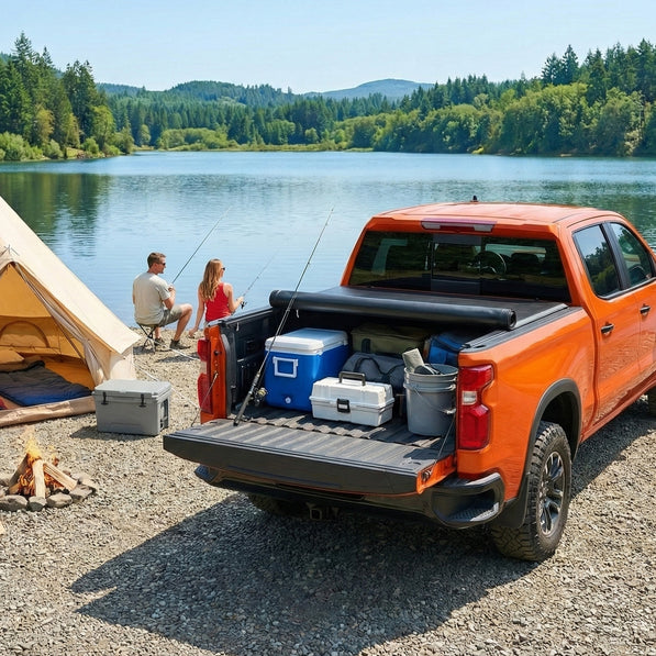 Guardrox R5 Soft Roll-up Tonneau Cover Compatible with 2007-2026 Chevy Silverado/GMC Sierra 1500 (Not Fit 19 LD; 19-25 Classic)(6.7FT)