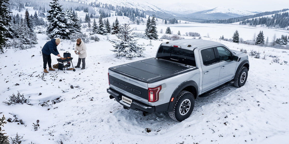 Guardrox L5 Hard Tri-Fold Tonneau Cover for Ford F-150 2015-2026 (5.5 FT Bed)