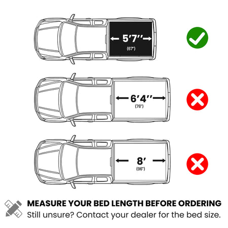 Guardrox LX5 tonneau cover fitment for RAM 1500 5.7 ft bed