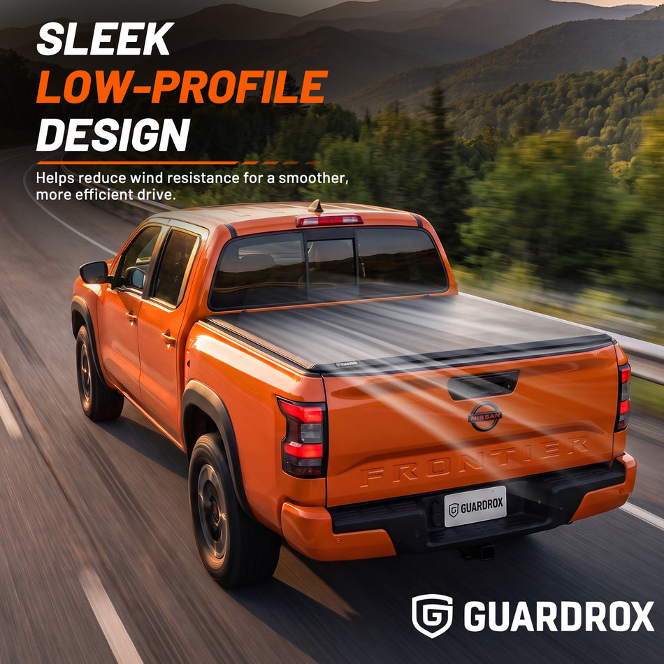 Guardrox R5 Soft Roll Up Truck Bed Cover, Fits 2005-2026 Nissan Frontier 5FT Bed