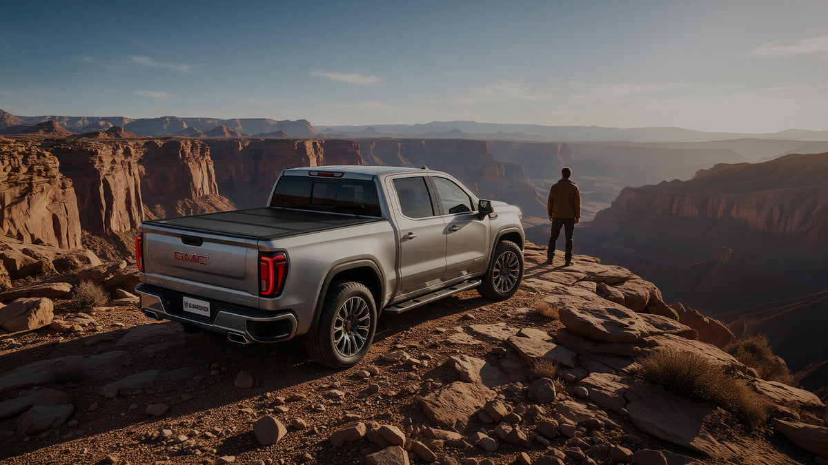 Guardrox L5 Hard Tri-Fold Tonneau Cover for GMC Sierra 1500 2019-2026 (6.7 ft Bed)