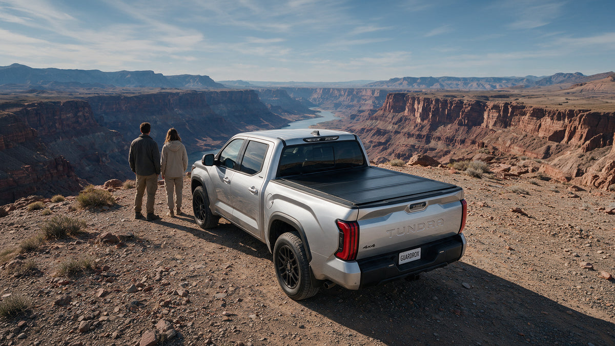Guardrox LX5 Flip-Up Hard Tri-Fold Tonneau Cover for Toyota Tundra 2022-2026 (6.5 ft Bed)