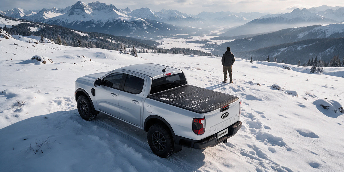 Guardrox L5 Hard Tri-Fold Tonneau Cover for Ford Ranger 2019-2023 (5 FT Bed)
