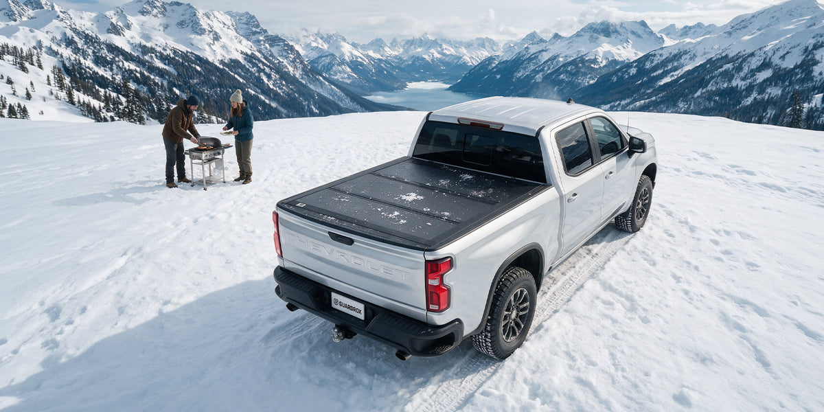 Guardrox L5 Hard Tri-Fold Tonneau Cover for Chevy Silverado 1500 2019-2026 (5.8 ft Bed)