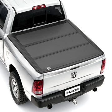 Guardrox L5 Hard Tri-Fold Tonneau Cover for Dodge RAM 1500 Classic 2019-2024 (6.4 ft Bed)