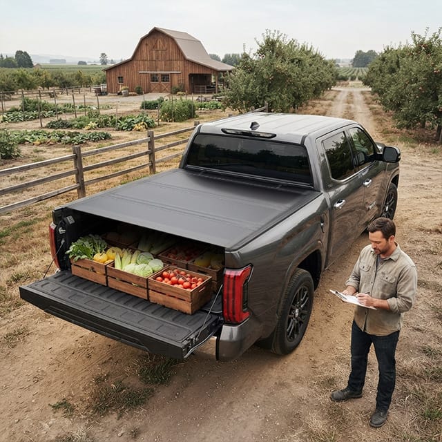 Daily driver Toyota Tundra 6.5ft Long Bed with Guardrox LX5 tonneau cover