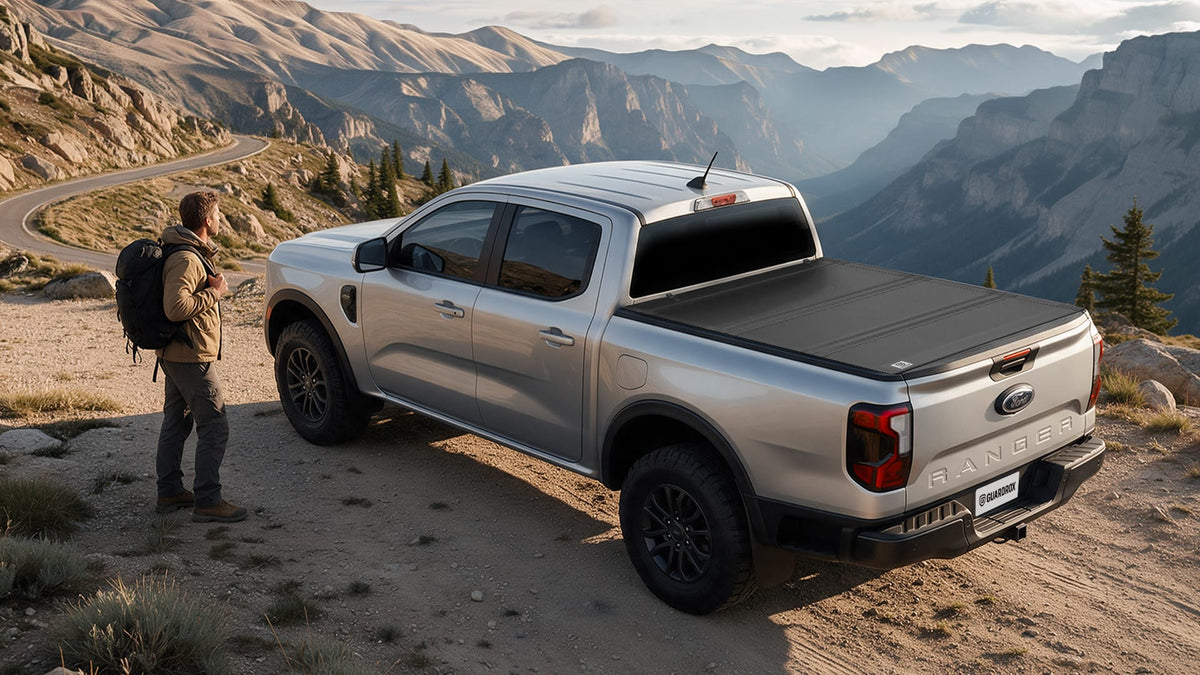 Cubierta rígida plegable Guardrox LX5 para Ford Ranger 2024-2026 (caja de 5 pies)