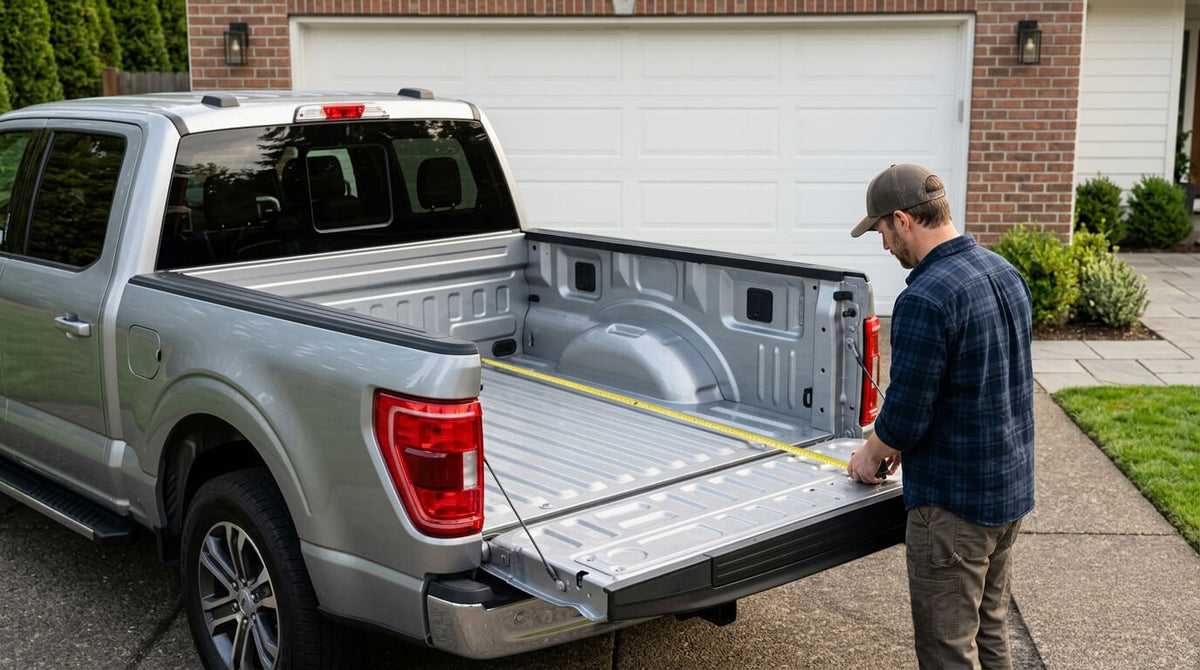 how to measure truck bed for the right tonneau cover size