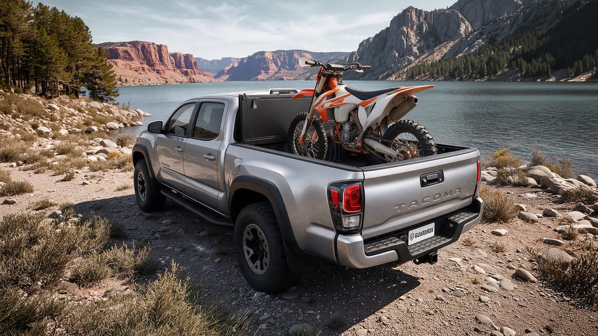 Cubierta rígida plegable Guardrox LX5 para Toyota Tacoma 2016-2023 (caja de 5 pies)