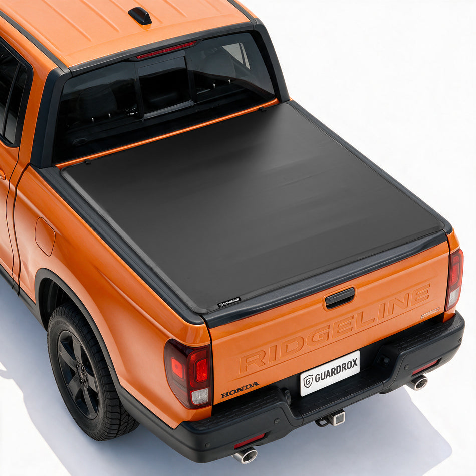 Guardrox R5 Soft Roll Up Tonneau Cover Compatible with 2017-2026 Honda Ridgeline 5.4FT (64") Bed