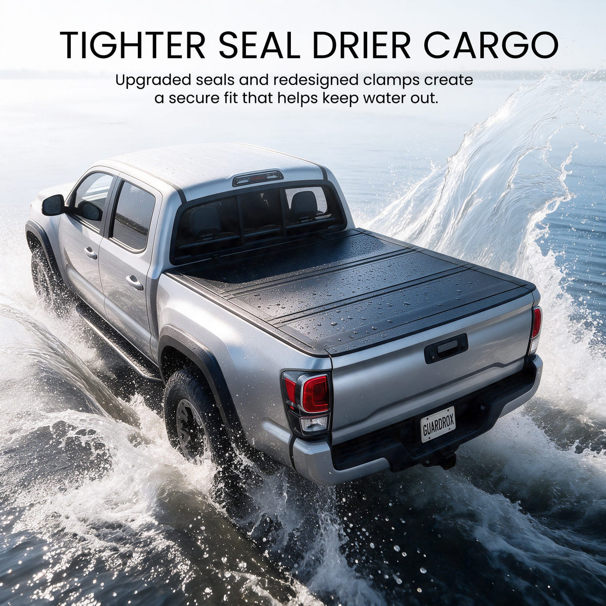 Waterproof rubber seals on LX5 Toyota Tacoma 5ft Short Bed bed cover